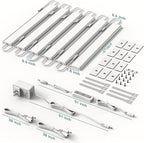 ASOKO Under Cabinet Led Light Plug in, Dimmable Daylight White 4000K, 6 Pack 12 - Image 7