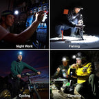 3Pack Rechargeable Headlamp Super Bright, 99000 Lumens LED Head Lamp - Image 8
