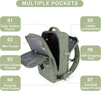 coofay Travel Backpack For Women Men Airline Approved Carry On Backpack Flight - Image 4
