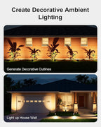 4 Pack Solar Powered Spotlights Waterproof Outdoor - Image 5