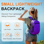 Small Hiking Backpack 15L Travel Lightweight Hiking Packable Daypack - Image 2