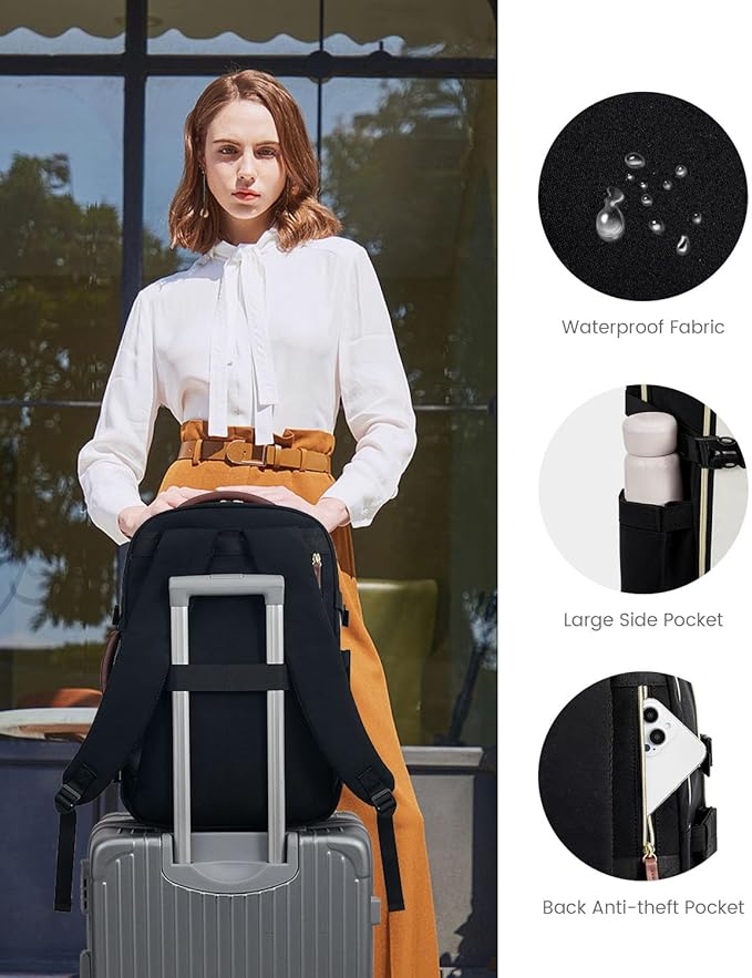 LOVEVOOK Carry On Backpack, 50L Large Travel Backpack - Image 7