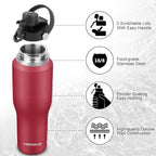 ABOTOCUP 32oz Insulated Water Bottle Keep Cold 24h&Hot 12h, Double Wall Vacuum - Image 5