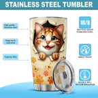 Cat Gifts, Tumblers Lovers For, Tumbler 20 Oz - Image 7