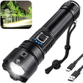 Rechargeable Flashlights High Lumens, 000 Lumen Brightest Led Flashlight by crazybrace