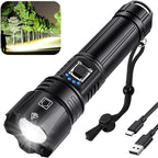 Rechargeable Flashlights High Lumens, 000 Lumen Brightest Led Flashlight by crazybrace