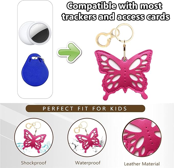 BORKUANA Leather Keychain Holder Case Compatible - Image 4