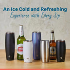 SNOWFOX Insulated Beer Glass, Premium Vacuum Insulated Stainless Steel - Image 4