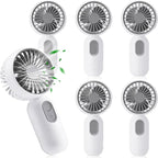 Rossesay 6 Pcs Mini Portable Fan Bulk Cute Handheld Lightweight Small Little by Rossesay