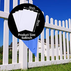Mudder 20 Pieces Vinyl Siding Repair Kit 6 * 8 Inch Self Adhesive Fence Repair - Image 5