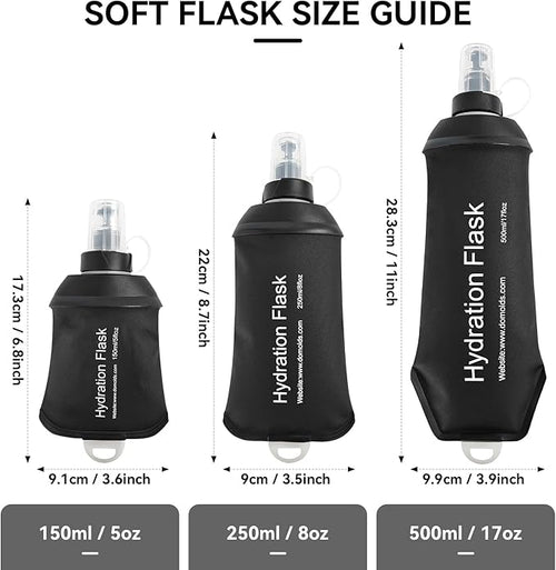 150ml Soft Flask Soft Water Bottle - Image 2