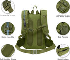 CVLIFE Hydration Backpack with 3L TPU Tactical Water Bladder, 22L Hiking - Image 7