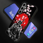for Samsung Galaxy S24/S25 Plus Case, Sakura Japanese Samurai Pattern Graphic - Image 2