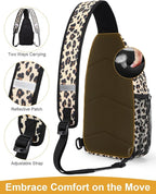 Pritent Crossbody Bags for Women Man Waterproof Sling Bag Backpack Trendy - Image 4