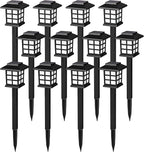SOLPEX Solar Outdoor Lights, 12 Pack Solar Path Lights, Walkway Lights Outdoor - Image 9