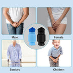 Pee Bottles for Men, Portable Urinal for Men, Collapsible Urine Bottle 750ML - Image 4