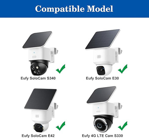 2 Pack Gutter Mount Bracket for Eufy Security SoloCam S340/E30/E42 and 4G LTE - Image 2