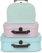 Jewelkeeper Paperboard Suitcases by Jewelkeeper