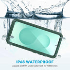 Lanhiem for Samsung Galaxy S25 Case, IP68 Waterproof Dustproof, Built-in Screen - Image 2