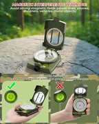 Sportneer Compass: Accurate Durable Lightweight Orienteering Compass - Image 4