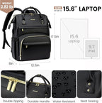 LOVEVOOK Leather Laptop Backpack - Image 5