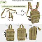 Tactical Pouch Water-Resistant Molle Multi Functional EDC Tool Compact Bag - Image 2