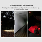 OLIGHT Oclip Pro EDC Flashlight Clip-on Light, Rechargeable 500 Lumens - Image 4