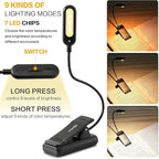 VAVOFO Clip On Rechargeable Reading Light, 7 LEDs - Image 3