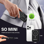 Magnetic Portable Charger Built-in Cables, 10000mAh Fast Charging Wireless - Image 4