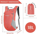 ZOMAKE Ultra Lightweight Packable Backpack 18L, Small Foldable Hiking Backpacks - Image 2