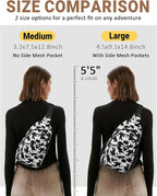 Tuwubi Crossbody Bags for Women, Sling Bag for Men, Small Hiking Backpack Anti - Image 5