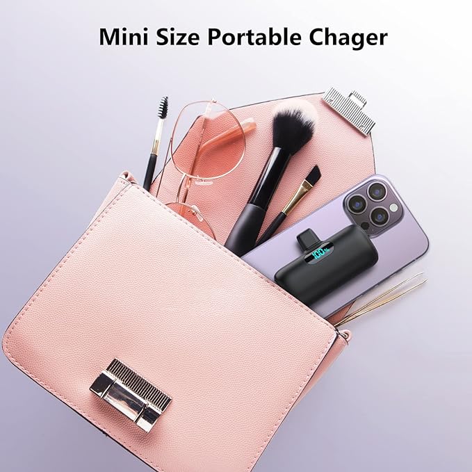 Mini Portable Charger for iPhone 14/13 Series, Upgraded 5000mAh PD Fast - Image 3