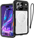 Phone Case for iPhone 17 Pro, IP68 Submersible Military Grade Waterproof by FXXXLTF
