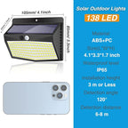 Peasur Solar Lights Outdoor, Solar Motion Sensor Security Light - Image 5