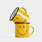 Suck UK Smiley Enamel Tea Mug - Image 2