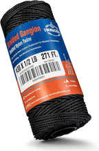 HONGDA Braided Black Nylon String, #30 Tarred Bank Line Twine, 271 Feet Black - Image 3