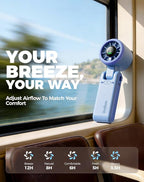 Diveblues Portable Handheld Turbo Fan, 5 Gear Wind, Battery Operated, 3 IN 1 - Image 4