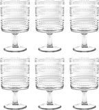 Beaded 14 oz Durable Acrylic Wine Glasses, Shatter-Resistant and by AbodeHomewares-TheDesignDestinationforTabletopDrinkwareKitchenandPet