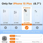 WIFORT for iPhone 15 Plus Waterproof Case, 360 Full Body Sealed Protection - Image 3