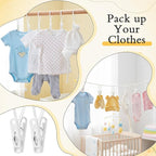 90 Pack Multi-Purpose Laundry Hooks Hanging Clips Bulk - Image 2