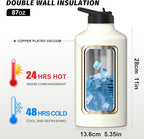 87oz Insulated Water Bottle, BPA Free&Leak Proof, 1.5 Gallon Stainless Steel - Image 3