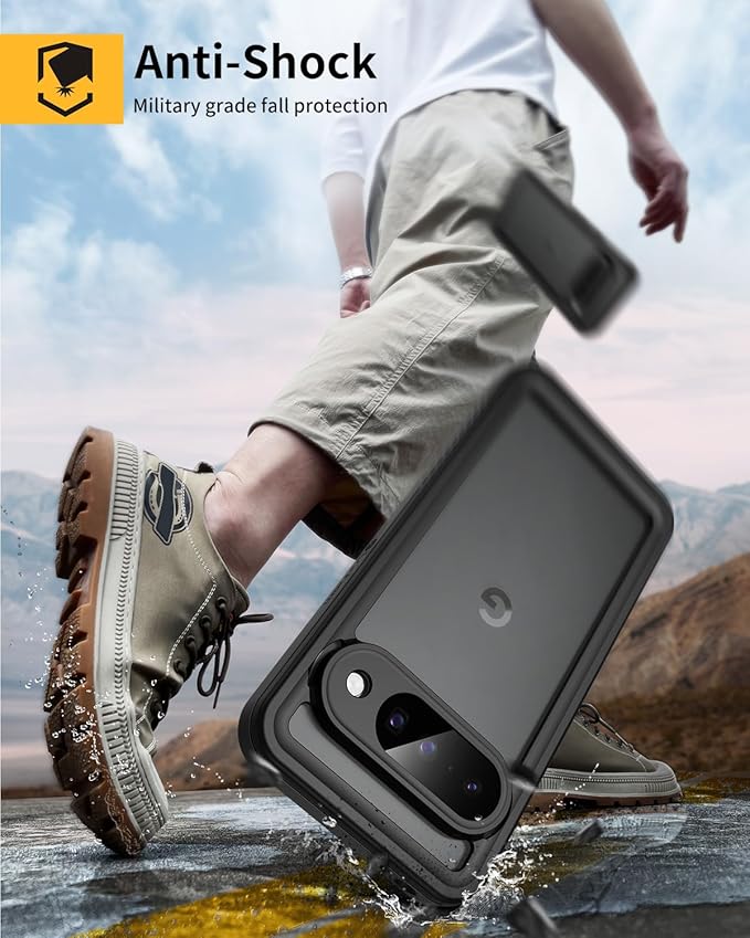 Lanhiem for Pixel 10 Case, IP68 Waterproof Dustproof Shockproof Case - Image 3