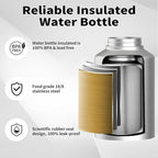 WATERSY Half Gallon Water Bottle Insulated, BPA Free&Leak Proof, 64oz Stainless - Image 3