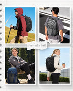 WATERFLY Small Lightweight Hiking Backpack: 20L Outdoor Daypack - Image 7