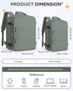 Large Travel Backpack for Women Airline Approved Carry on Backpack for - Image 3