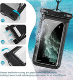 Waterproof Phone Pouch, with Inside Card Bag, Large Waterproof Case - Image 5