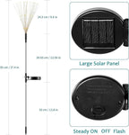 JJGoo Solar Firework Lights, 2 Pack 180 LEDs 2 Lighting Modes Solar Lights - Image 6