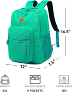 abshoo Classical Basic Travel Backpack - Image 5