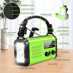 20000mAh / 74000mWh Emergency Crank Radio, NOAA/AM/FM Portable Weather Radio - Image 7