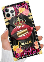 Compatible with iPhone 11 Pro Max Case, Queen Lip Crown Leopard Print Luxury - Image 5